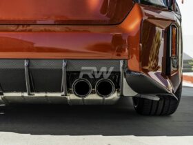 RW Carbon G87 M2 RWS Carbon Fiber 3 Piece Rear Diffuser for BMW M2 - Image 5