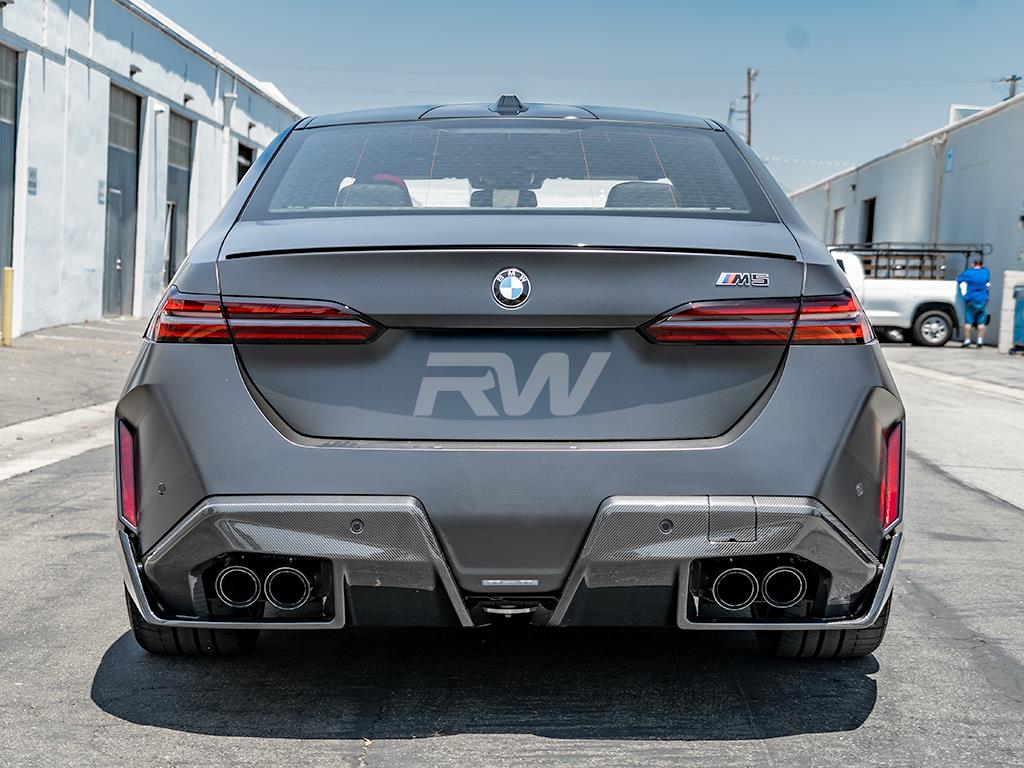 RW Carbon 2025-2026 BMW G90/G99 M5 Performance Style Carbon Fiber Diffuser - Image 4