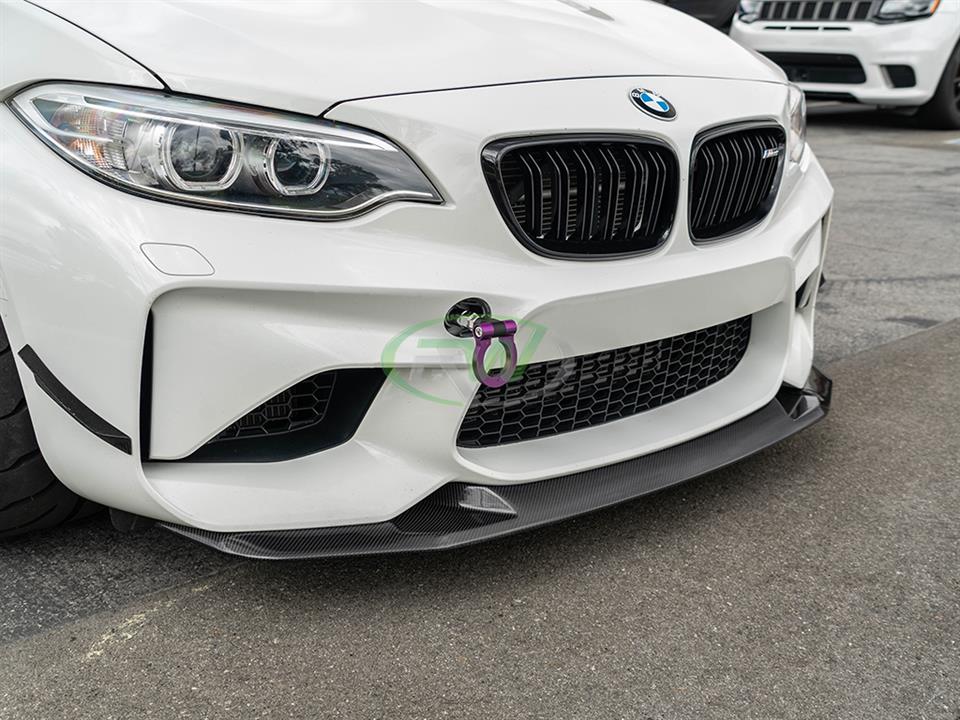 RW Carbon 2016-2021 BMW F87 M2 GTS Style Carbon Fiber Front Lip - Image 18