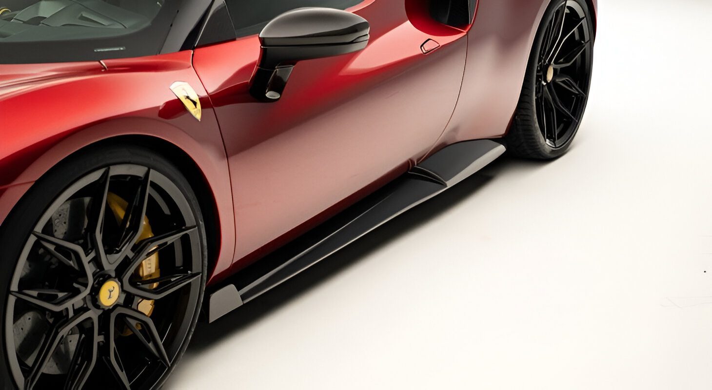 NOVITEC Carbon Side Skirts for Ferrari 296 GTB - Image 2