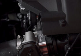 Steeda S550 Mustang EcoBoost Throttle Body Spacer Side