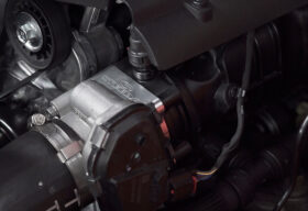 Steeda S550 Mustang EcoBoost Throttle Body Spacer Installed