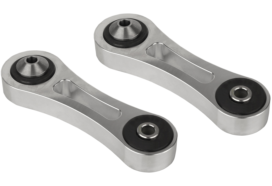 Steeda 2015-2023 Ford Mustang Billet Aluminum Vertical Links - Delrin Bushings