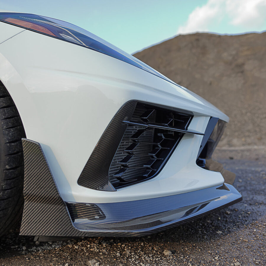 RSC 2020-2025 Chevrolet Corvette C8 Stingray ST Carbon Fiber Front Splitter - Image 8