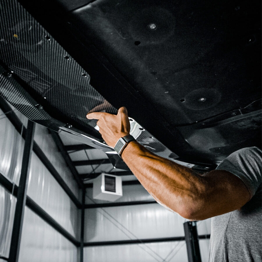 RSC 2020-2025 Chevrolet Corvette C8 Stingray ST Carbon Fiber Splitter Undertray - Image 8