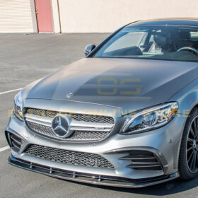 Extreme Online Store EOS -Benz C-Class Carbon Fiber Front Splitter Lip