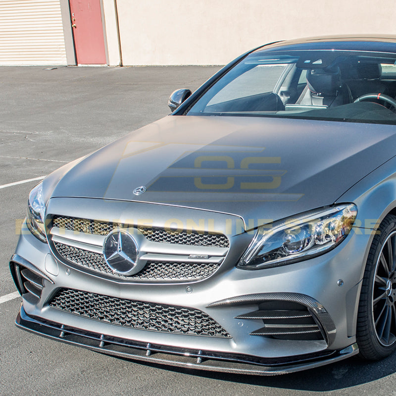 EOS 2019-Up Mercedes-Benz C-Class Carbon Fiber Front Splitter Lip