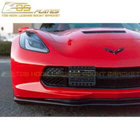 Extreme Online Store EOS Corvette C7 Mid Size Front Bumper NO-DRILL Tow Hook License Plate for C7 Corvette - Image 7
