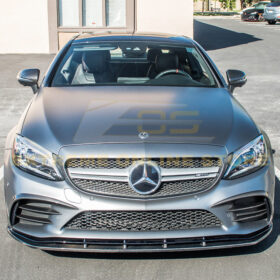 Extreme Online Store EOS -Benz C-Class Carbon Fiber Front Splitter Lip - Image 4