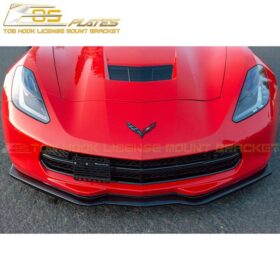 Extreme Online Store EOS Corvette C7 Full Size Front Bumper NO-DRILL Tow Hook License Plate for C7 Corvette - Image 6