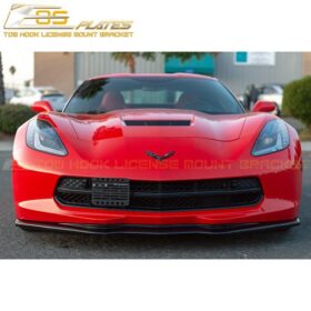 Extreme Online Store EOS Corvette C7 Full Size Front Bumper NO-DRILL Tow Hook License Plate for C7 Corvette - Image 4