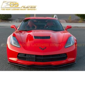 Extreme Online Store EOS Corvette C7 Full Size Front Bumper NO-DRILL Tow Hook License Plate for C7 Corvette - Image 5