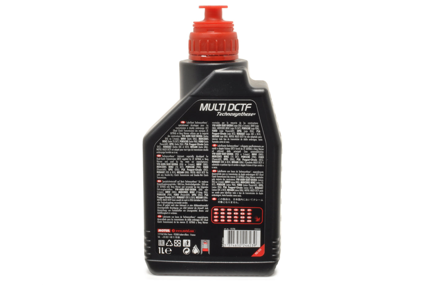 Motul Multi DCTF Technical Data Label