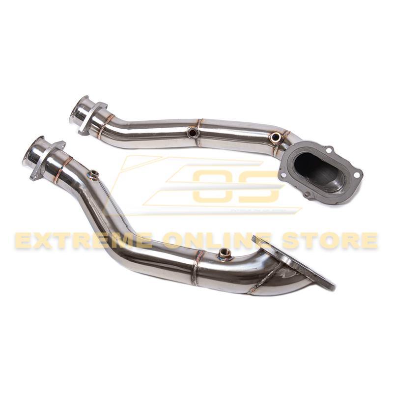 EOS Corvette C7 3" Stainless Steel Race Series Catless Downpipe