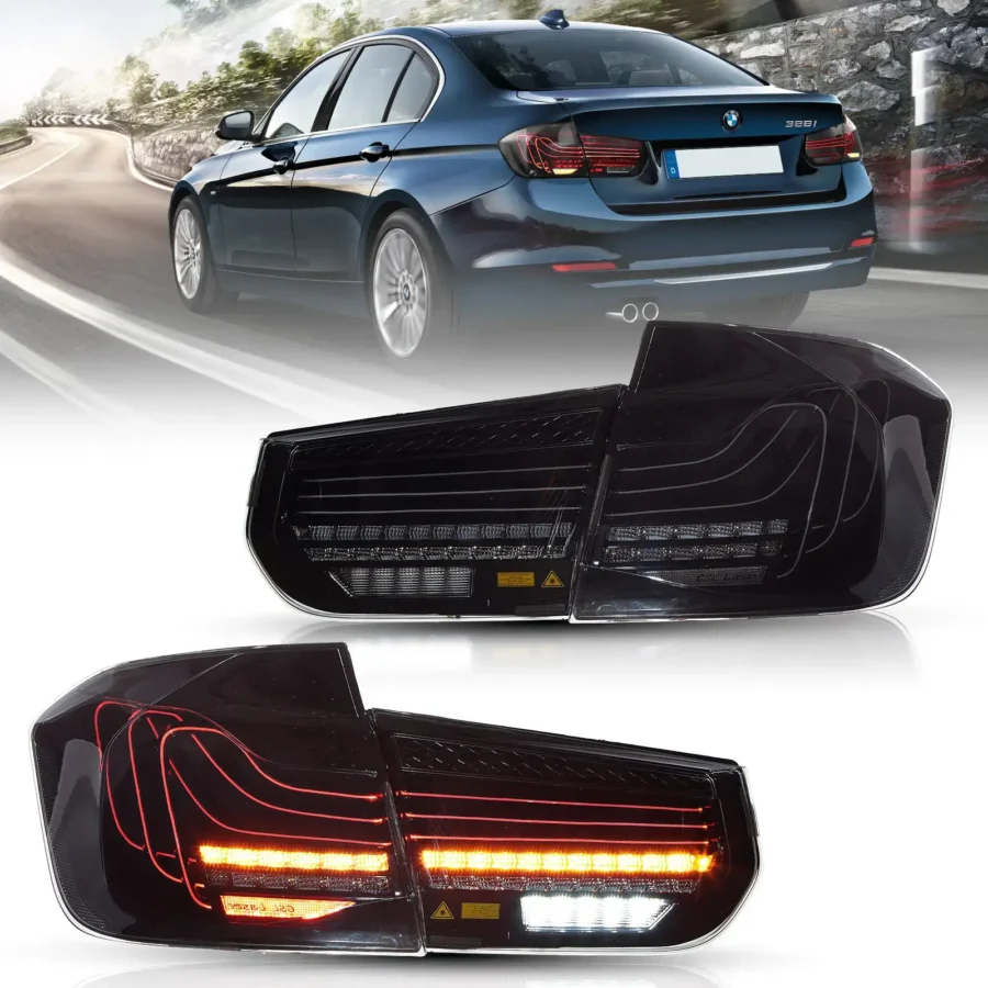 Vland 2012-2019 BMW 3 Series F30 F80 Laser Tail Lights CSL Style