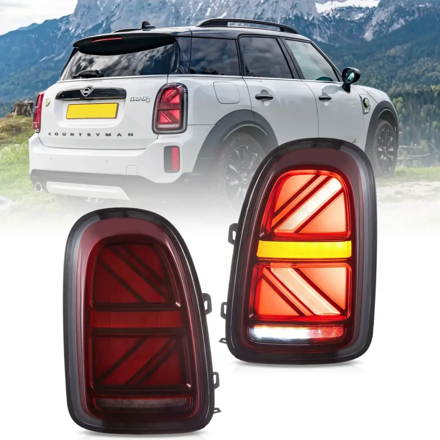 Vland 2017-2023 BMW Mini Countryman F60 Tail Lights FULL LED W/Sequential Turn Signal
