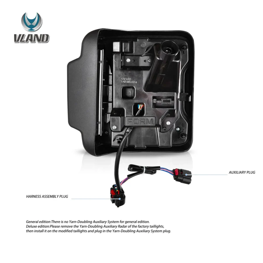Vland 2018-2020 Jeep Wrangler JL JLU OLED Tail Lights With Animation Effects - Image 8
