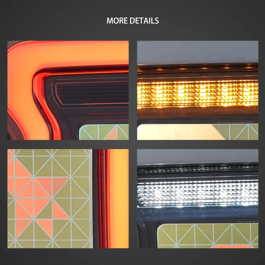 Vland 2018-2020 Jeep Wrangler JL JLU OLED Tail Lights With Animation Effects - Image 7
