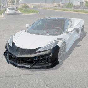 Extreme Online Store EOS Corvette C8 Z06 Conversion Front Bumper Kit for C8 Corvette - Image 3