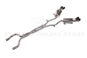 Extreme Online Store EOS 2016-PRESENT CAMARO V8 COUPE QUAD TIPS CAT BACK EXHAUST for Camaro - Image 4