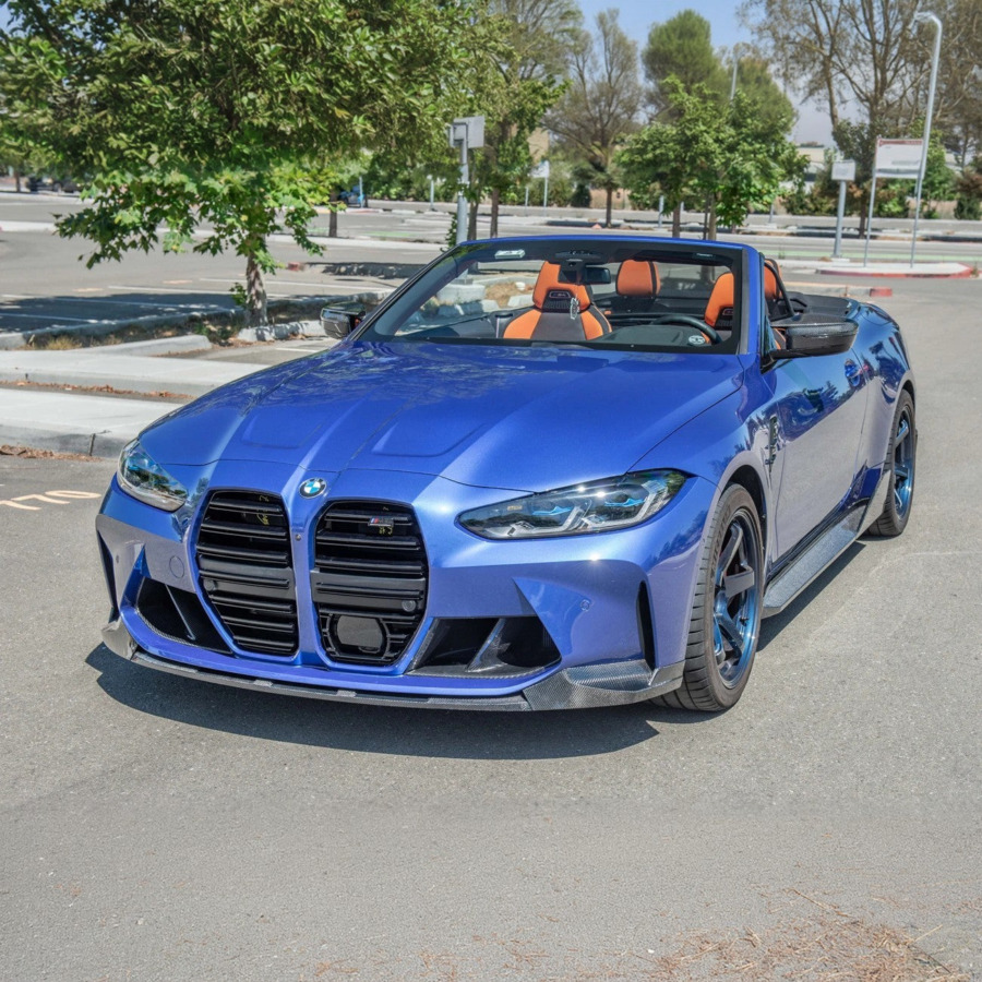 Extreme Online Store EOS G80 M3 G82 G83 M4 Carbon Fiber Front Lip Splitter & Side Skirts for BMW M4 - Image 2