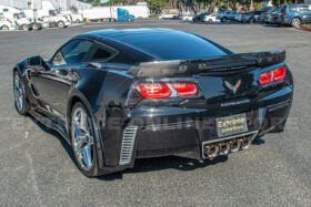 Extreme Online Store EOS Corvette C7 Z06 Stage 2 Style Carbon Flash Metallic Rear Spoiler Winglet Pair for C7 Corvette -