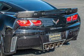 Extreme Online Store EOS Corvette C7 Z06 Stage 2 Style Carbon Flash Metallic Rear Spoiler Winglet Pair for C7 Corvette -