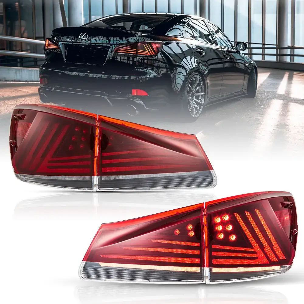 06-13 Lexus IS250 IS350 2th Gen Vland LED Tail Lights Upgraded version