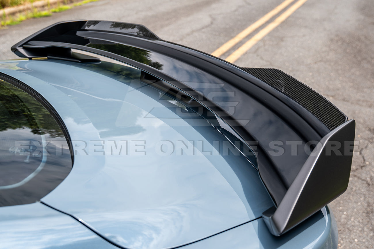2024+ Ford Mustang Darkhorse DRY CARBON FIBER Rear Gurney Spoiler - Image 5