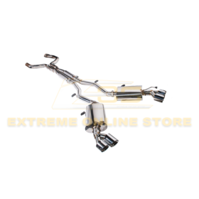 Extreme Online Store EOS 2016-PRESENT CAMARO V8 COUPE QUAD TIPS CAT BACK EXHAUST for Camaro