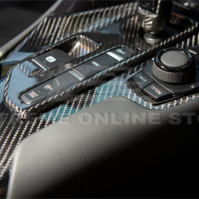Extreme Online Store EOS Supra Carbon Fiber Center Gear Shift Box Cover for GR Supra - Image 3