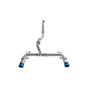Extreme Online Store EOS 2022-Present GR86 Subaru BRZ Muffler Delete Burnt Tip Cat Back Exhaust - Image 2