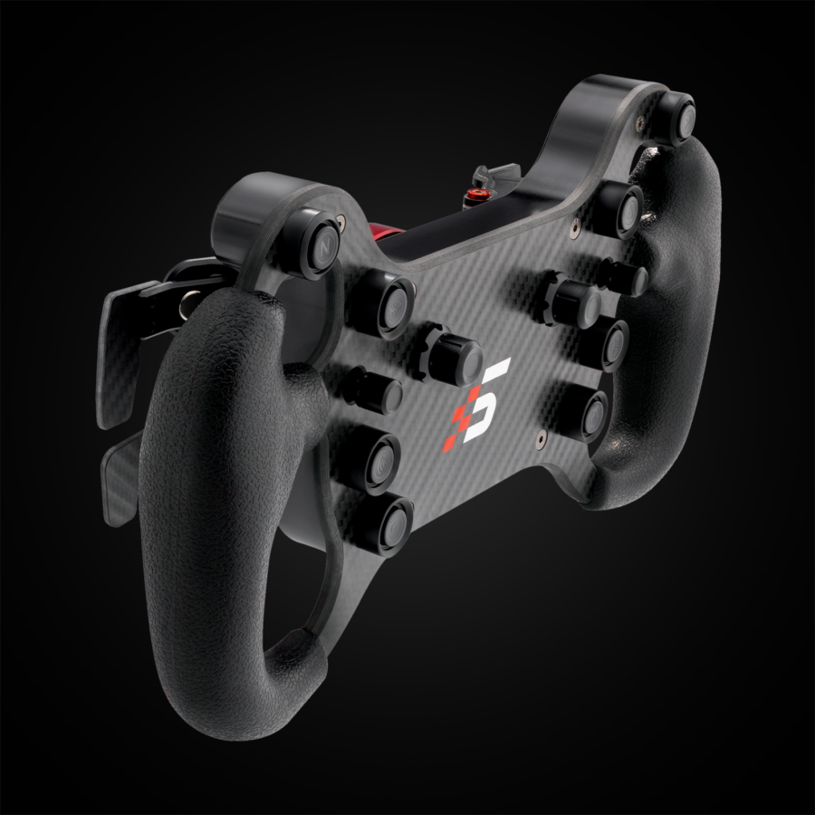 Simagic GT4 Steering Wheel - rear button layout
