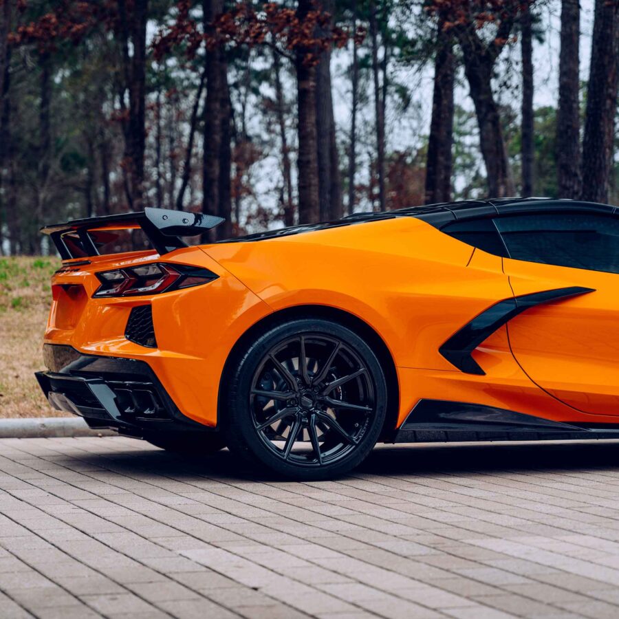 RSC 2020-2025 Chevrolet Corvette C8 Stingray 5VM Style Carbon Fiber Side Skirts - Image 5