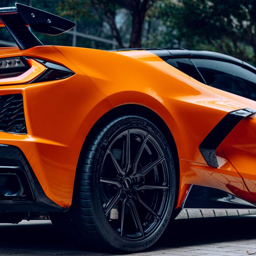 RSC 2020-2025 Chevrolet Corvette C8 Stingray 5VM Style Carbon Fiber Side Skirts - Image 6