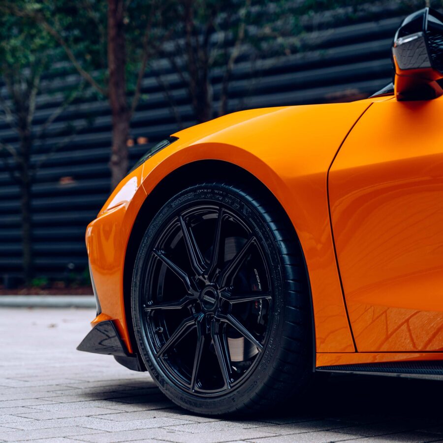 RSC 2020-2025 Chevrolet Corvette C8 Stingray 5VM Style Carbon Fiber Front Splitter - Image 6