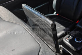 2021+ Ford Mustang Mach-E DRY CARBON FIBER Navigation Monitor Cover - image 4