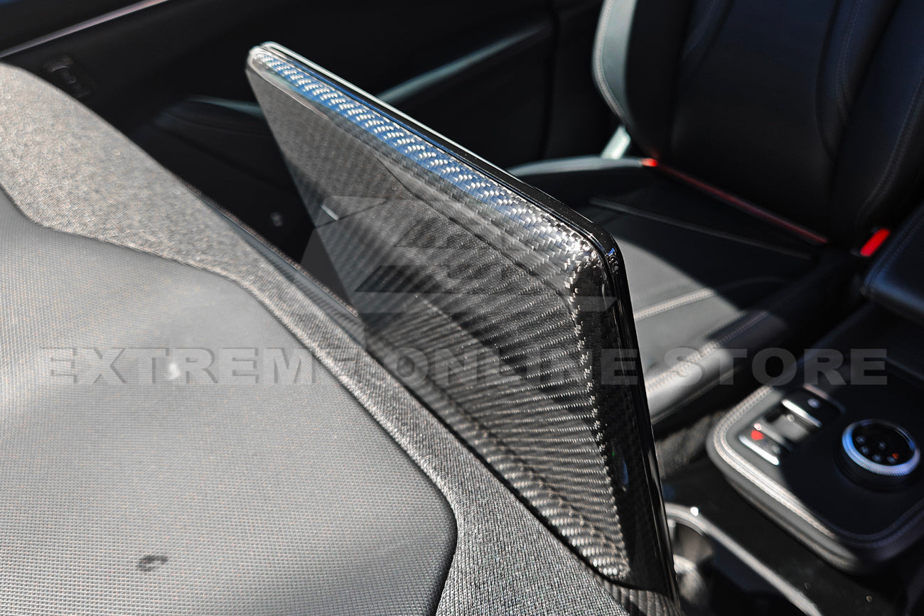 2021+ Ford Mustang Mach-E DRY CARBON FIBER Navigation Monitor Cover - Image 4