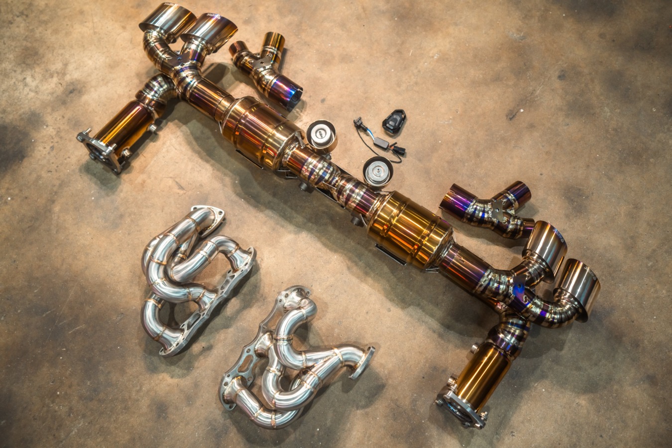 Valvetronic Designs Valved Race Exhaust System for Porsche 911 Turbo 991.1 / 991.2