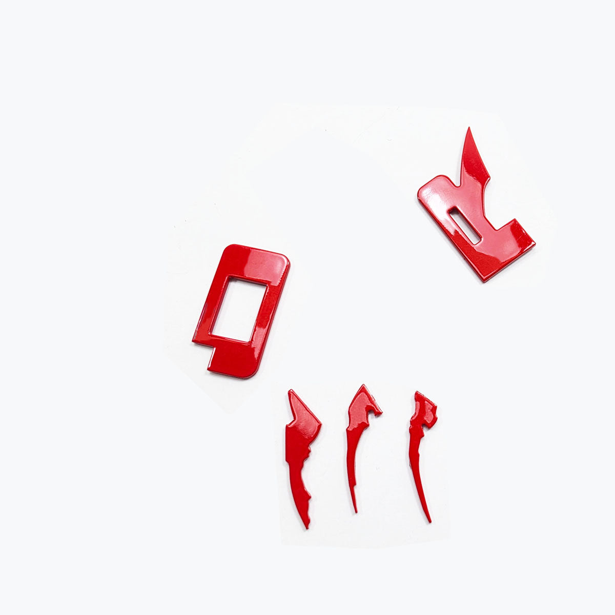 AMP Tailgate Inserts with Claws Race Red installed