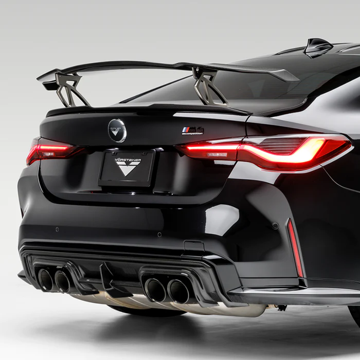 Vorsteiner 2021-2024 BMW G82/G83 M4 Carbon Fiber Aero Wing Blade With Aluminum Uprights - Image 3