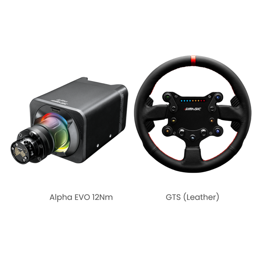 Simagic EVO 12Nm Base 2-Piece Bundle - wheelbase detail