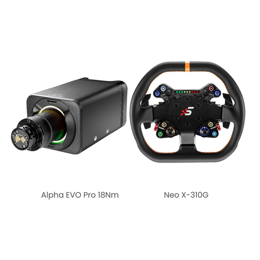 Simagic EVO Pro 18Nm Base 2-Piece Bundle - pedals detail