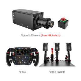 Simagic Alpha U Base 3-Piece Bundle