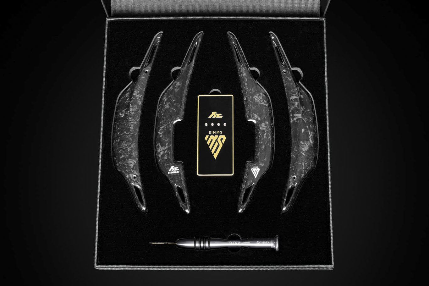 FI Exhaust Fi LIFESTYLE USD M Forged Carbon Paddle Shifter