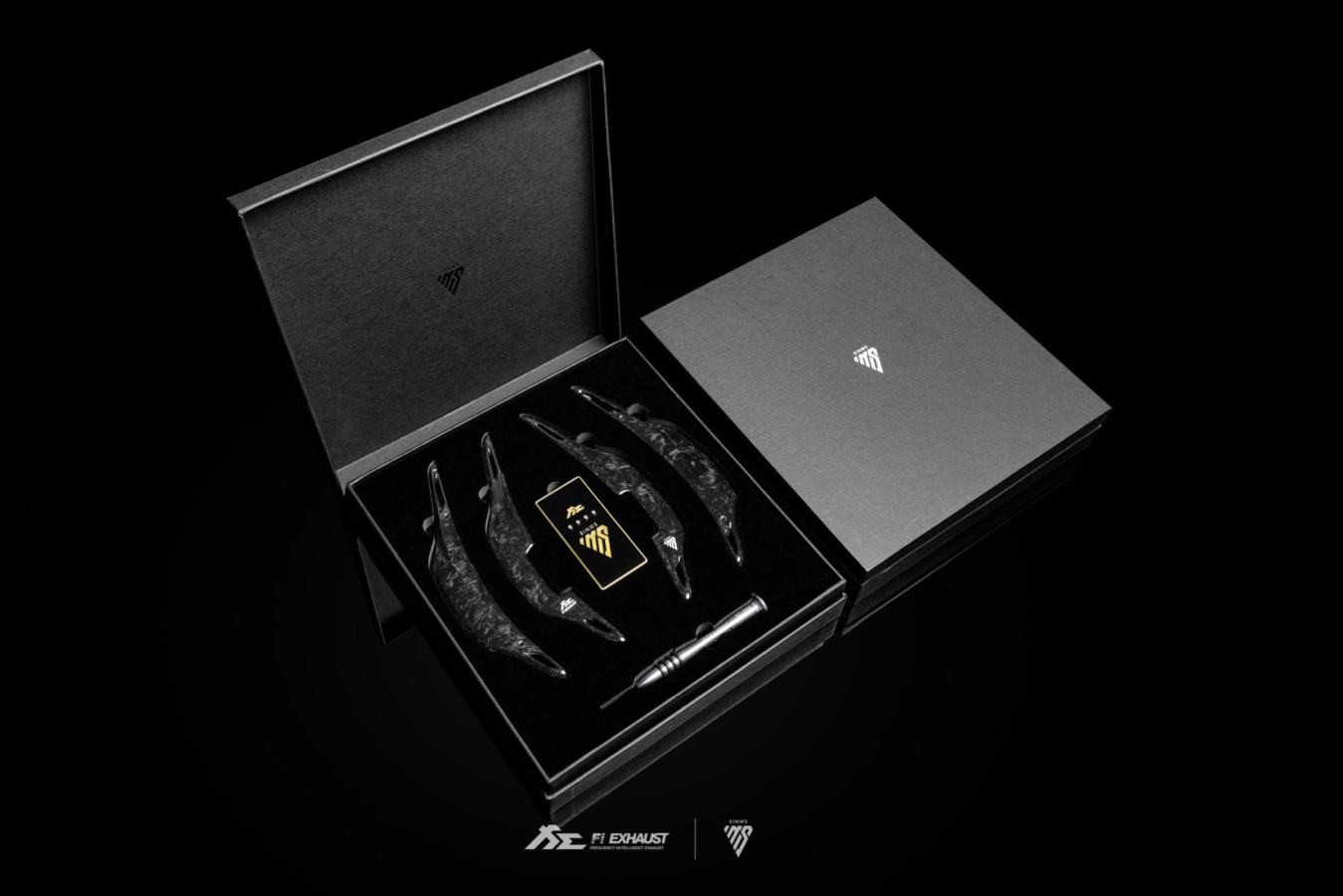 FI Exhaust Fi LIFESTYLE USD M Forged Carbon Paddle Shifter - Image 2