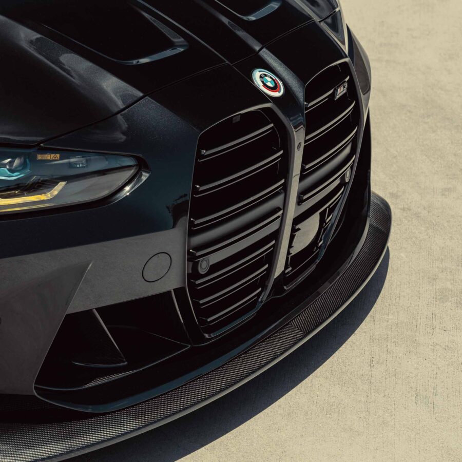 RSC 2021-2025 BMW G80 M3 G82 M4 G8X Carbon Fiber Front Splitter V2 - Image 5