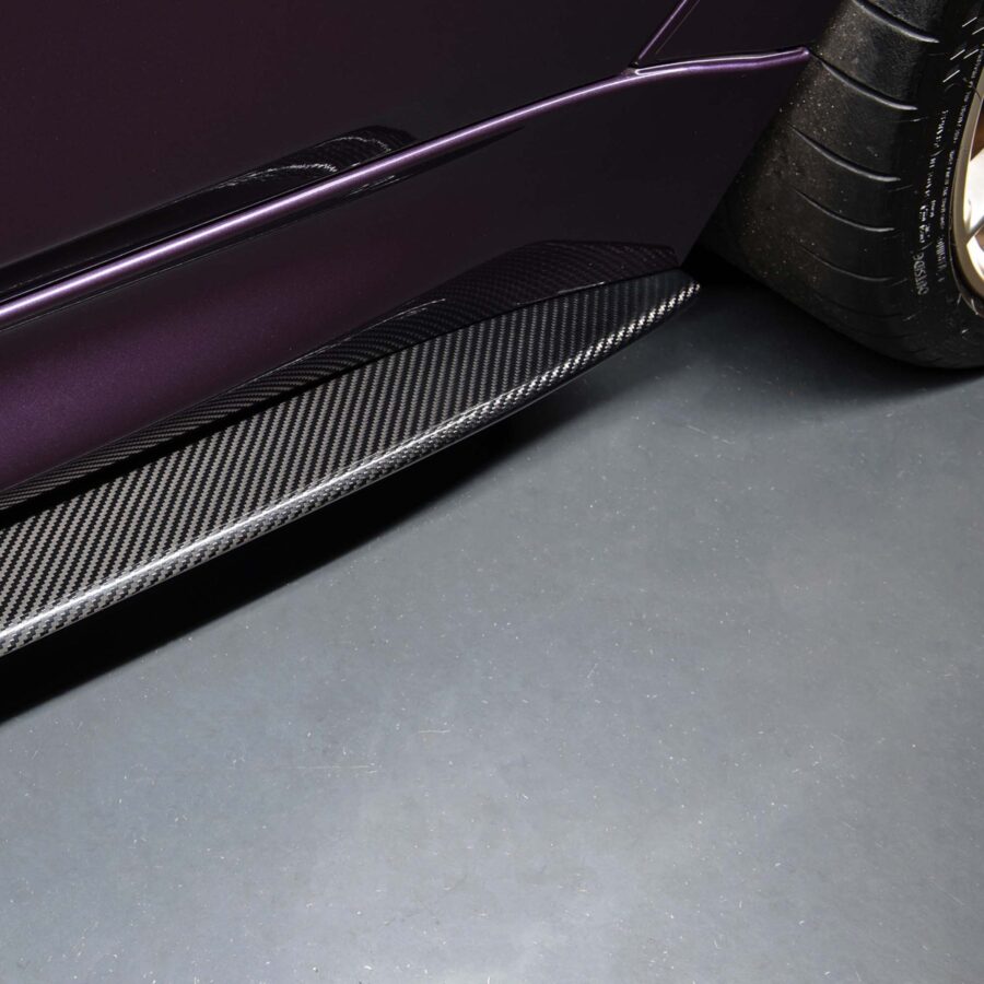 RSC 2014-2020 BMW F80 M3 Carbon Fiber Side Skirt Extensions - Image 7