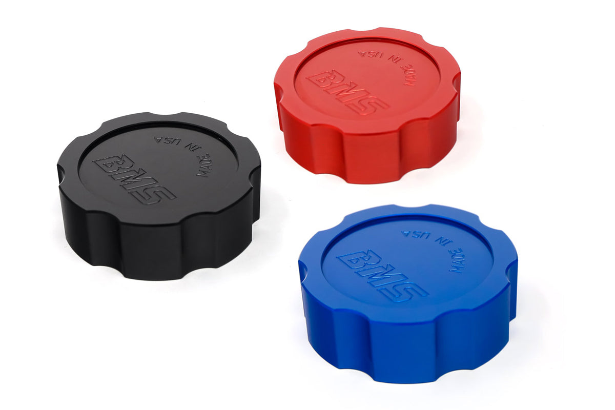BMS Billet Brake Fluid Reservoir Master Cylinder Cap Cover for 2021+ Ford Bronco, Edge, Escape, and Maverick