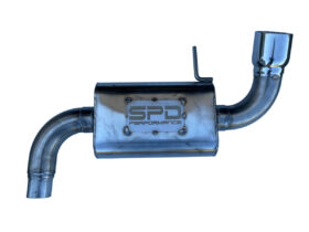 SPD Performance Bronco 2.7L GX Series Axle-Back Exhaust - Black Tip - Image 3